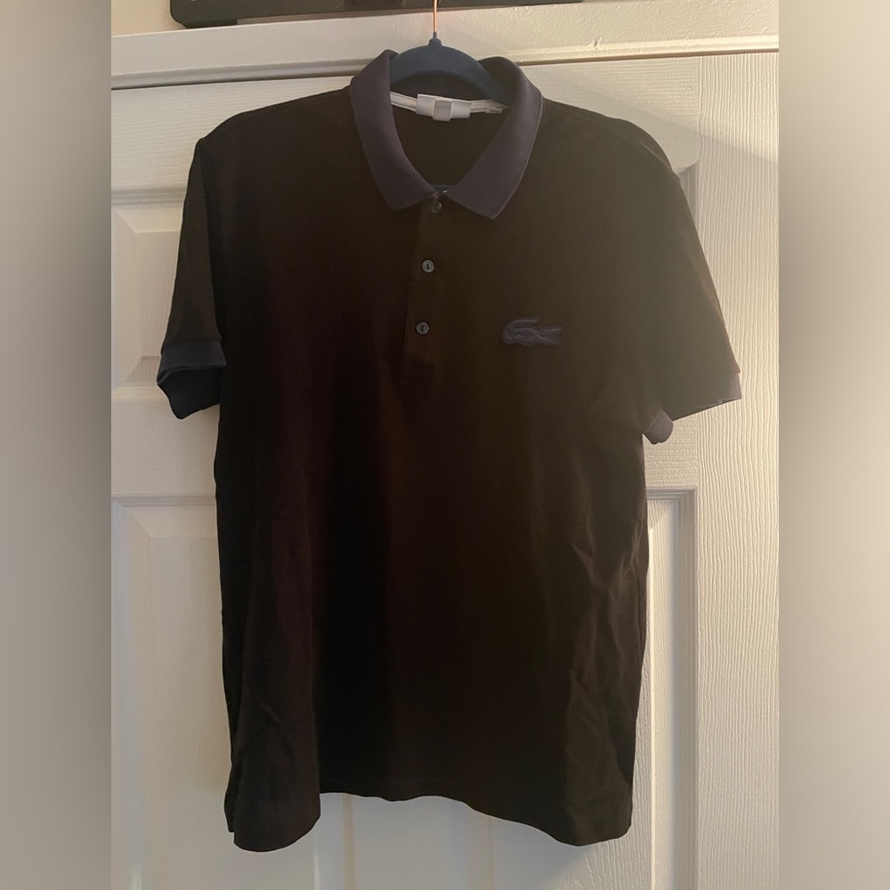 Lacoste Men's Black Polo Shirt